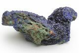 Sparkling Azurite Crystal Cluster - China #215849-2